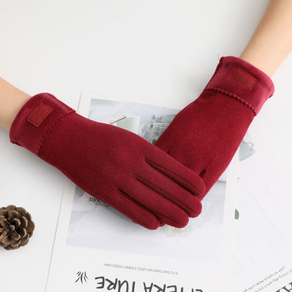 Women's Winter Thickened Touch Screen Warm Gloves apparels & accessories