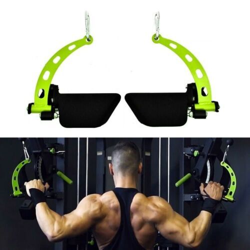 Gym Fitness Lat Pulldown Rowing Bar Pulley Cable Machine T Bar V Bar Attachments fitness & sports