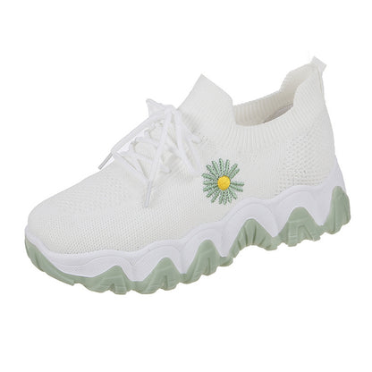 Flying Woven Mesh Small Daisy Sneakers Women Shoes & Bags