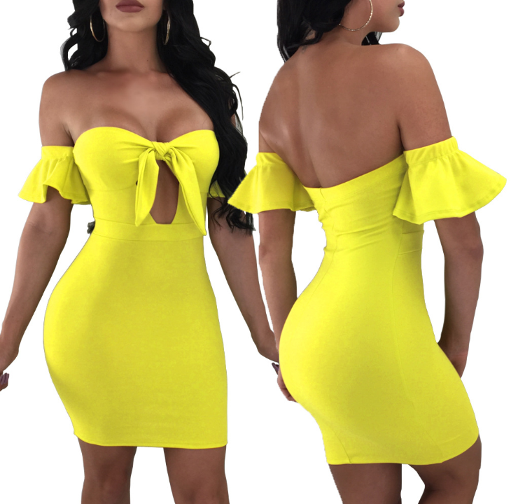 European and American hot sexy tube top dress apparels & accessories