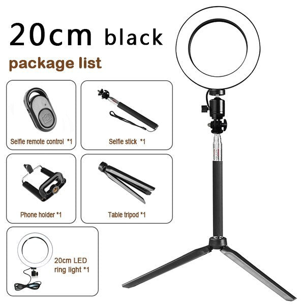 Compatible with Apple, Tripod Fill Light Live Bracket Beauty Light Set Ring Light Gadgets