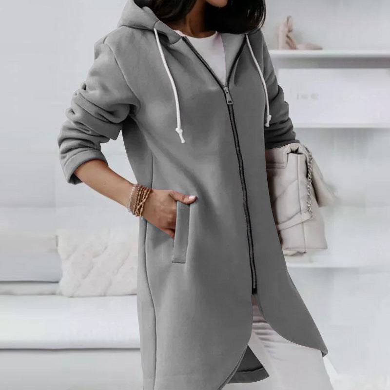 Hoodie Zipper Long Sleeve Sweater apparels & accessories