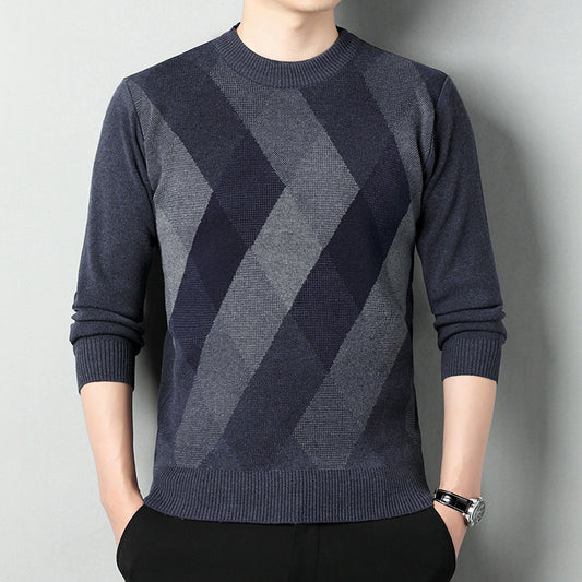 Men's Half-high Collar Sweater Pullover Keep Warm T-Shirt