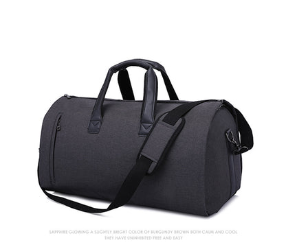 Large-capacity travel bag portable cylinder folding suit bag Shoes & Bags