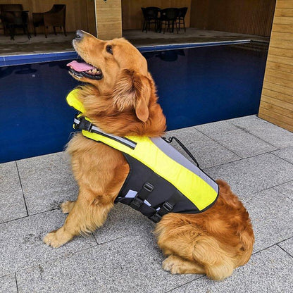 Pet Reflective Airbag Nylon Life Jacket Pet Jacket