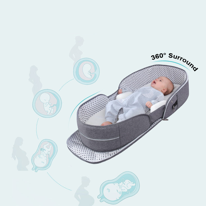 Portable Removable Folding Crib Baby Bed Mammy Bag HOME