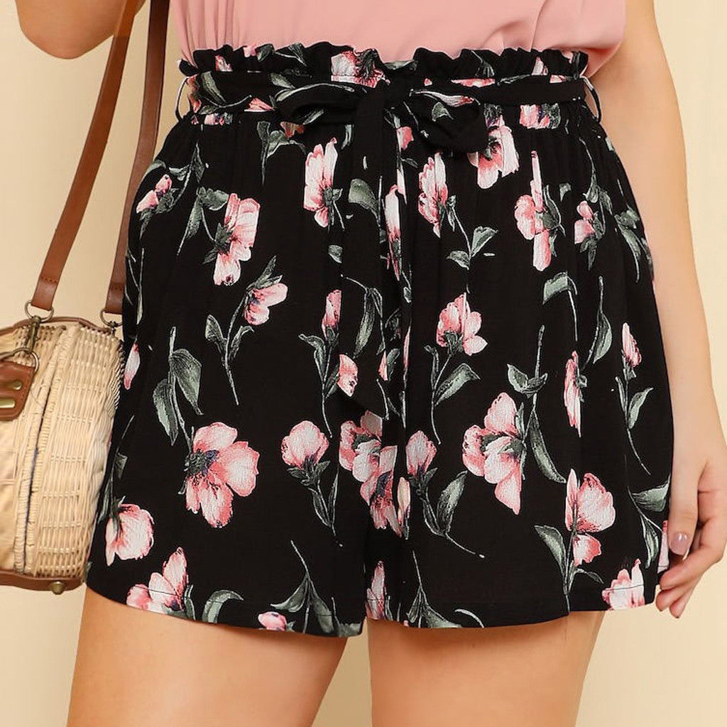 Women's printed wide-leg shorts apparel & accessories