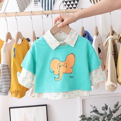 Children 0-3 years old vest shirt two-piece suit Kids clothes