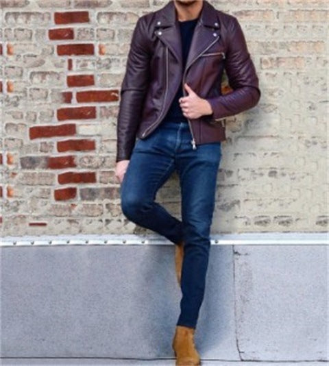 Men's Stylish leather Jacket apparels & accessories