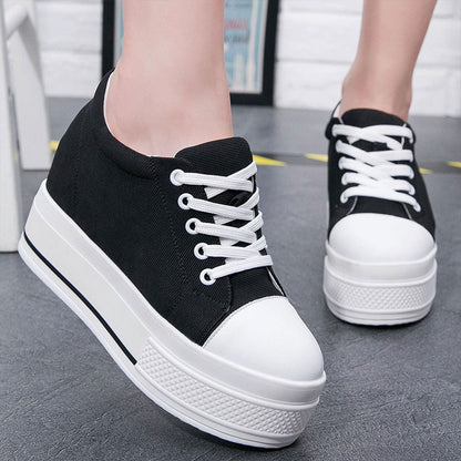 White Shoes Casual Women's Shoes Super Thick Bottom increased 8cm Shoes & Bags