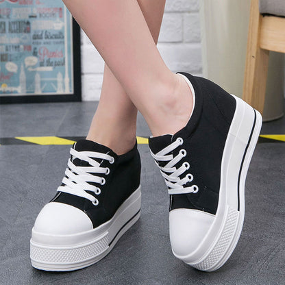 White Shoes Casual Women's Shoes Super Thick Bottom increased 8cm Shoes & Bags