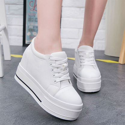 White Shoes Casual Women's Shoes Super Thick Bottom increased 8cm Shoes & Bags