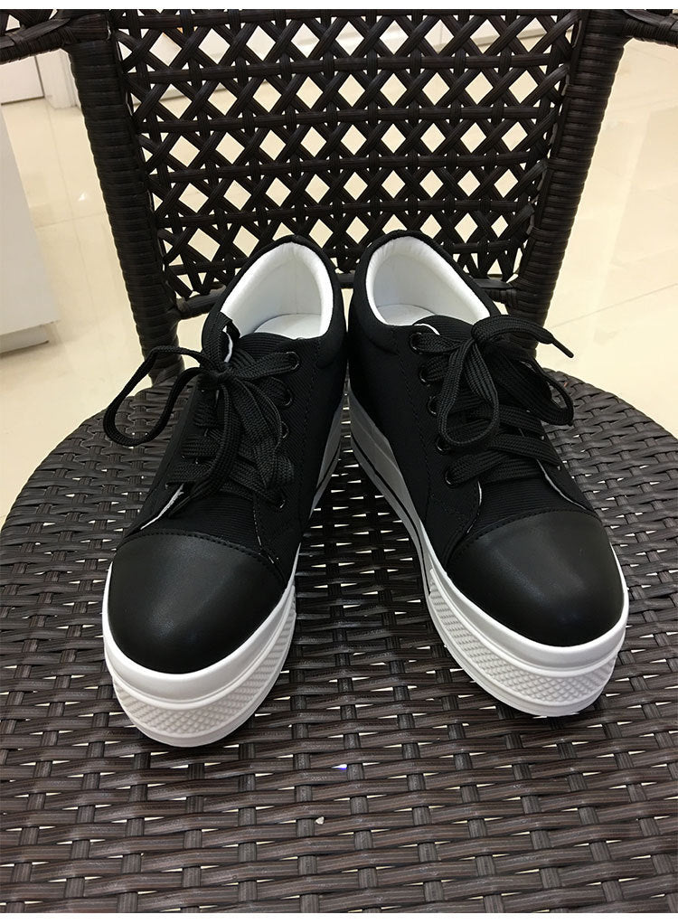 White Shoes Casual Women's Shoes Super Thick Bottom increased 8cm Shoes & Bags