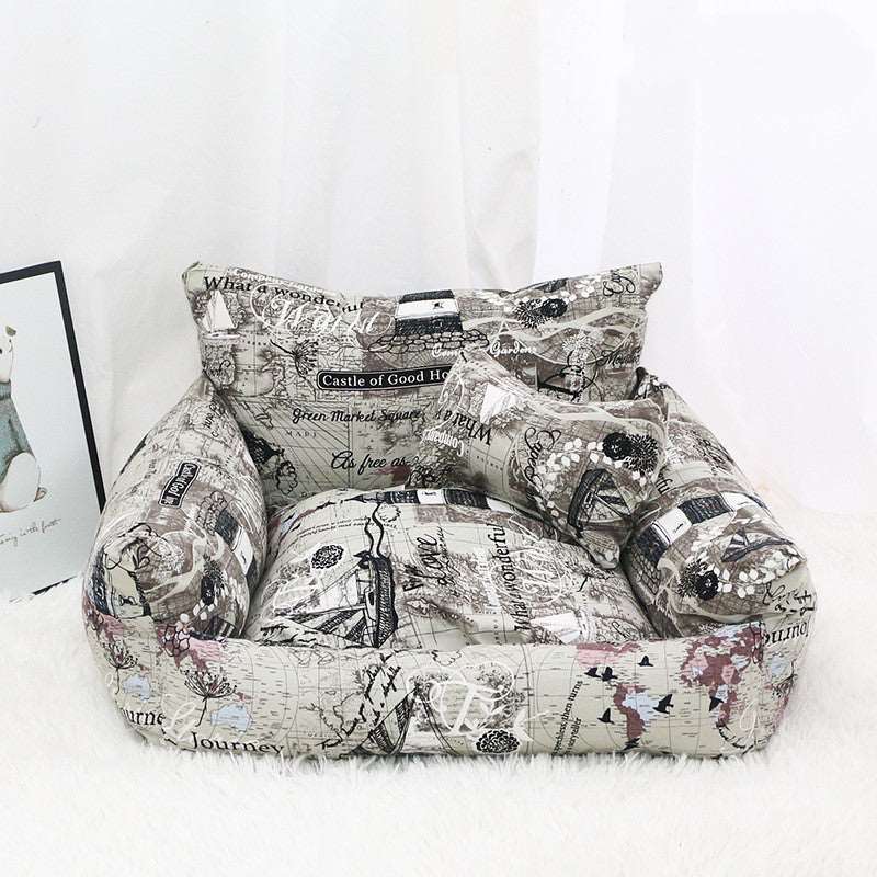 Pet Supplies Autumn And Winter Sofa bed Pet bed