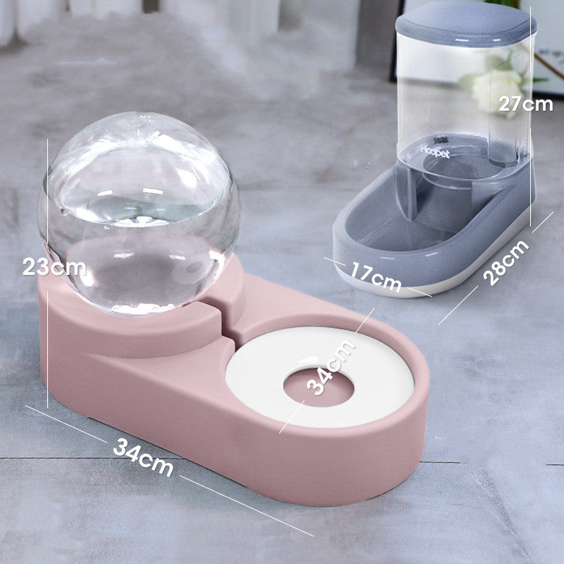 Cat Food Automatic Feeder 1.8L Water Drinking Bowl Pet feeder