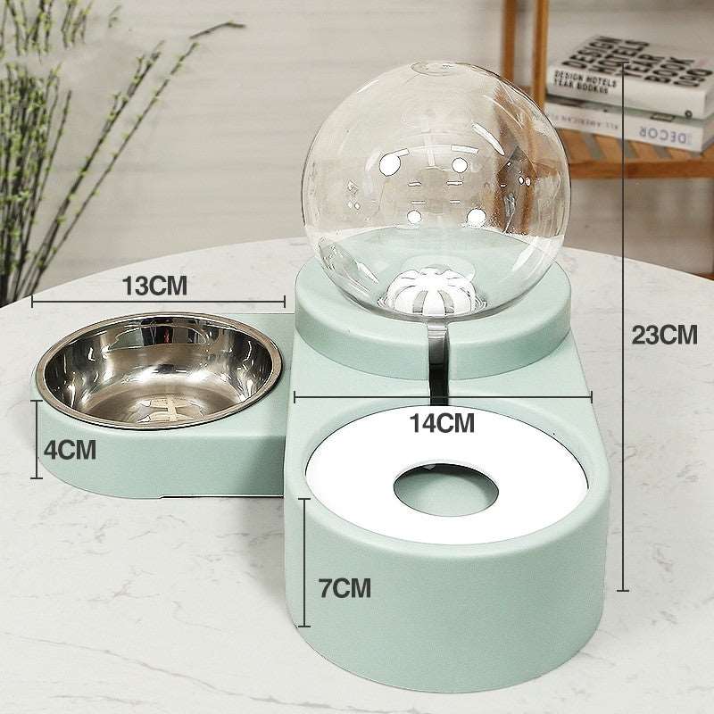 Cat Food Automatic Feeder 1.8L Water Drinking Bowl Pet feeder