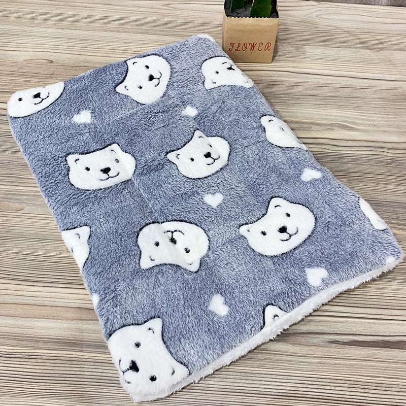 Household Winter Pet Warm Sleeping Pad Pet bed