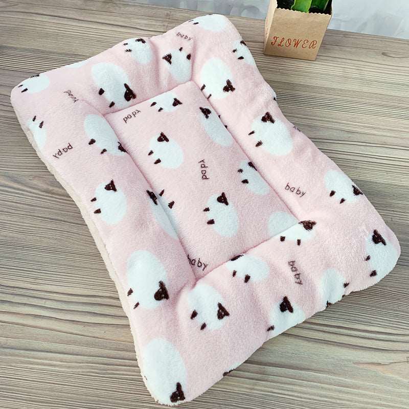 Household Winter Pet Warm Sleeping Pad Pet bed