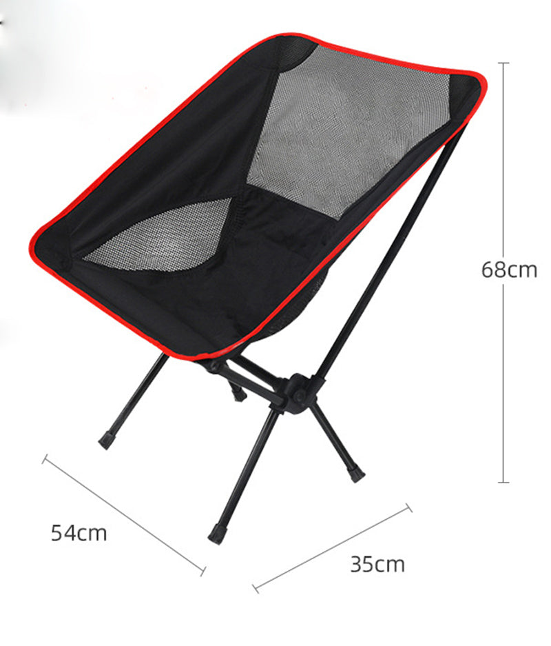 Ultralight Outdoor Folding Camping Chair Picnic Foldable Hiking Leisure Travel Beach Backpack Moon Chair Portable Fishing Chair 0