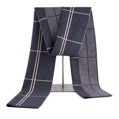 Men's scarf trendy knitted bib Men's Scarves