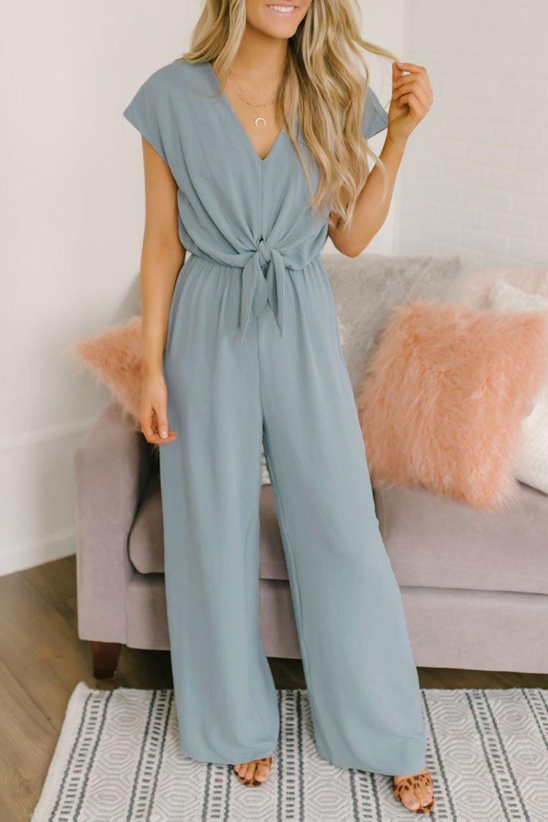 Hot Summer Fashion Joker Women Jumpsuits With Button apparel & accessories