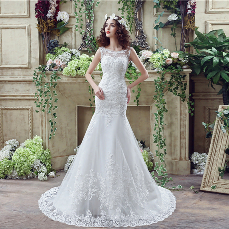 Bride Trailing Wedding Dress sexy Lace Mermaid Wedding DressW apparel & accessories