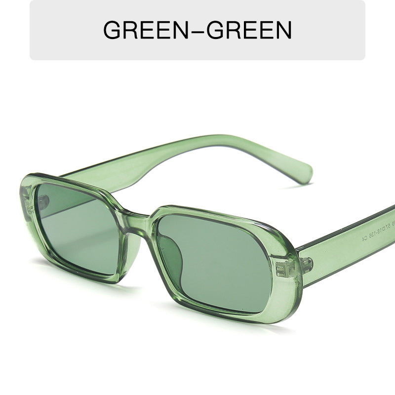 Retro Small Frame Sunglasses Female Candy Color Colorful Fashion Sunglasses apparel & accessories