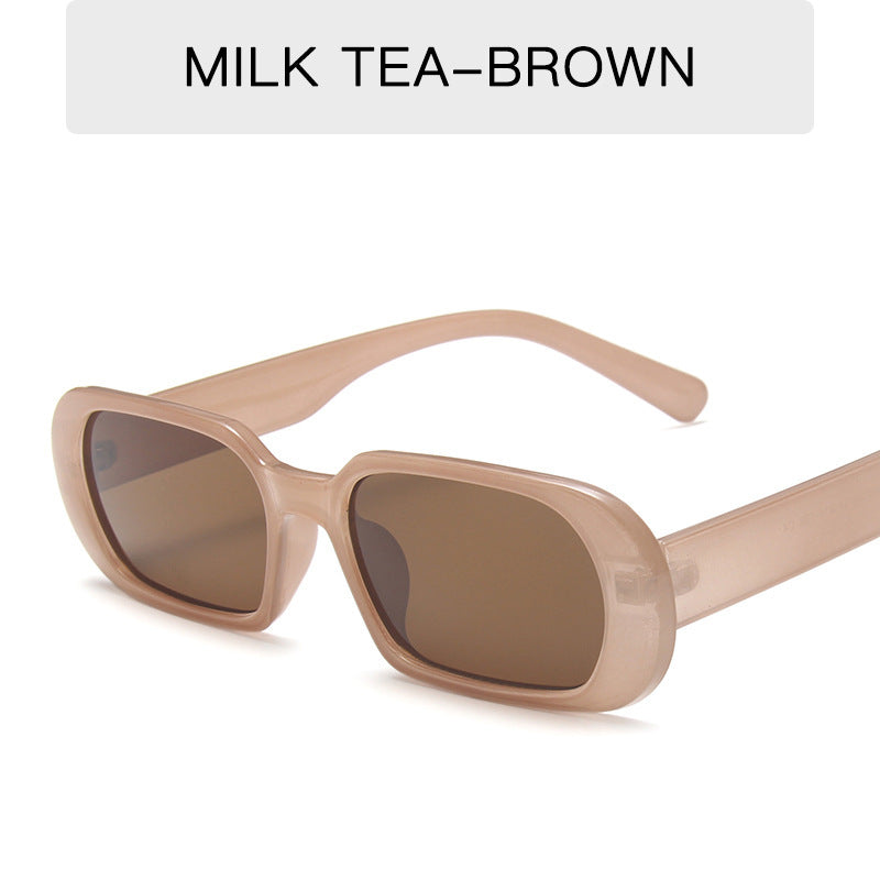 Retro Small Frame Sunglasses Female Candy Color Colorful Fashion Sunglasses apparel & accessories