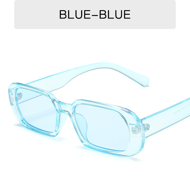 Retro Small Frame Sunglasses Female Candy Color Colorful Fashion Sunglasses apparel & accessories