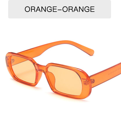 Retro Small Frame Sunglasses Female Candy Color Colorful Fashion Sunglasses apparel & accessories