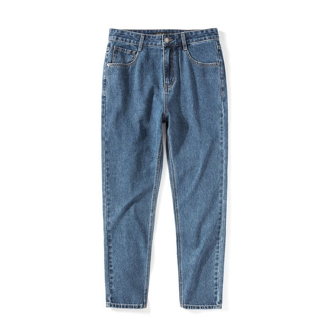 Denim Jeans Men New Loose Cotton Jeans Man Autumn Tap apparel & accessories
