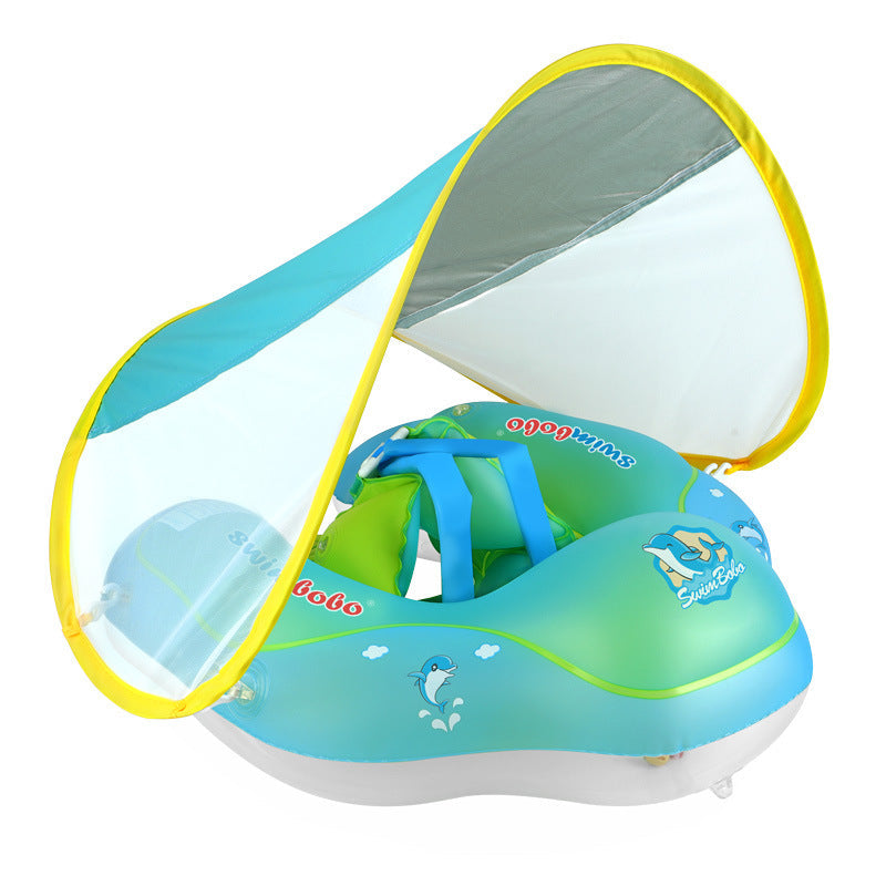 Baby Swimming Float With Canopy Inflatable Toys