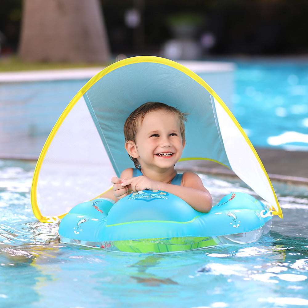 Baby Swimming Float With Canopy Inflatable Toys