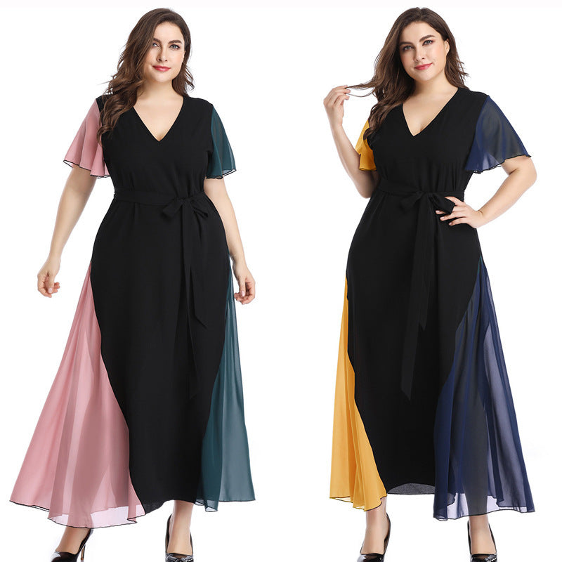 Plus Size Long Dress Women Maxi Gown Summer Dresses & Tops