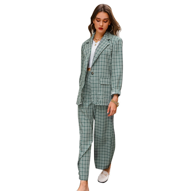 Autumn Fashion Women's Elegant Street Two-Piece Suit apparels & accessories