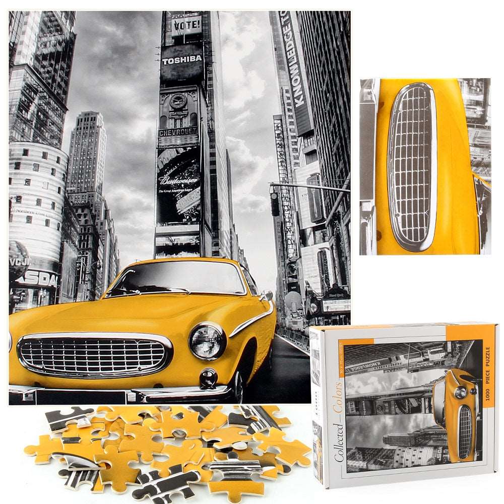 1000-piece 3D puzzle New York Street Thicken Paper Jigsaw 0