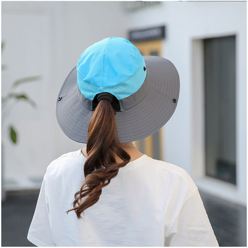 Unisex Summer Foldable Sun Fisherman Hat apparel & accessories