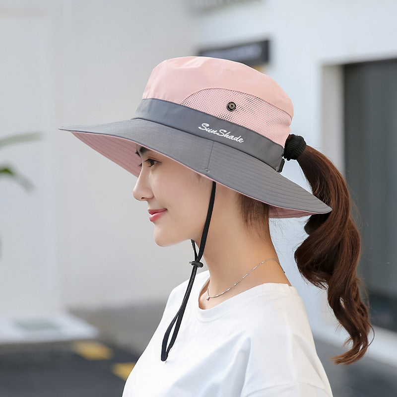 Unisex Summer Foldable Sun Fisherman Hat apparel & accessories