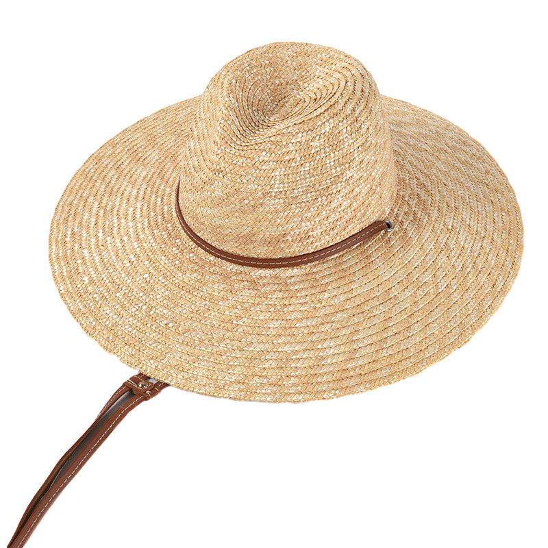Beach Vacation  Wide Brim Panama Straw Sun Hat For Women apparel & accessories