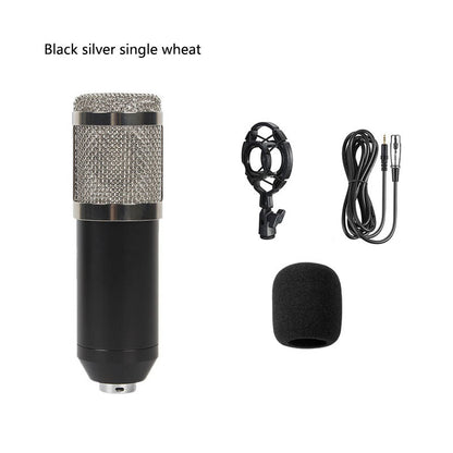 Bm800 Condenser Microphone Microphone V8 Sound Card Cross-Border Anchor Computer Recording Bracket Large Diaphragm Live Broadcast Set Gadgets
