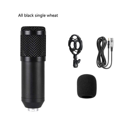 Bm800 Condenser Microphone Microphone V8 Sound Card Cross-Border Anchor Computer Recording Bracket Large Diaphragm Live Broadcast Set Gadgets