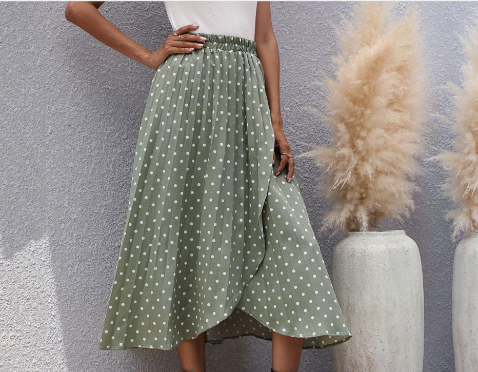 Spring Summer Chiffon Long Skirt Women apparels & accessories