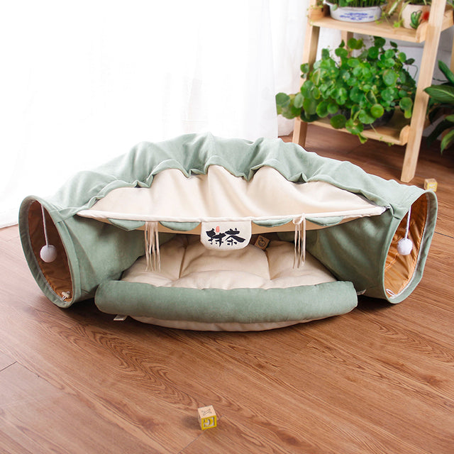 Pet Cats Tunnel Interactive Play Toy Mobile Collapsible Ferrets Pet Products