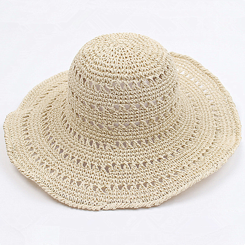 Summer Autumn Hats For Women Retro Flat Drooping Hat apparel & accessories