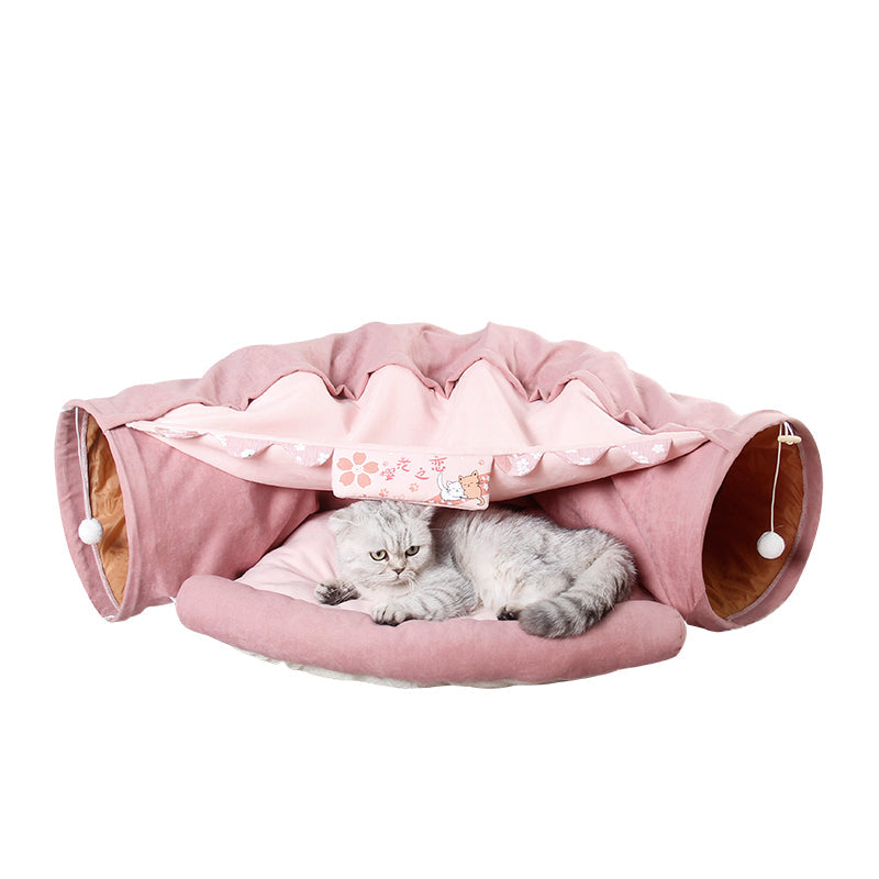 Pet Cats Tunnel Interactive Play Toy Mobile Collapsible Ferrets Pet Products