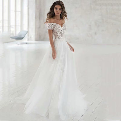 Lace Light Wedding Dress Is Elegant, Simple And Thin apparel & accessories