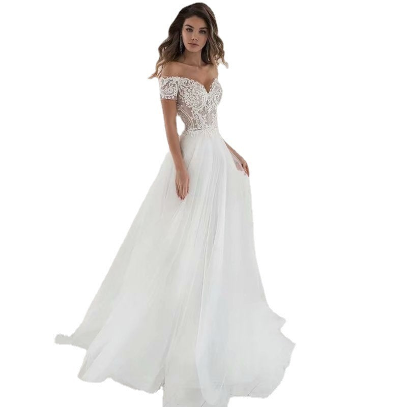 Lace Light Wedding Dress Is Elegant, Simple And Thin apparel & accessories