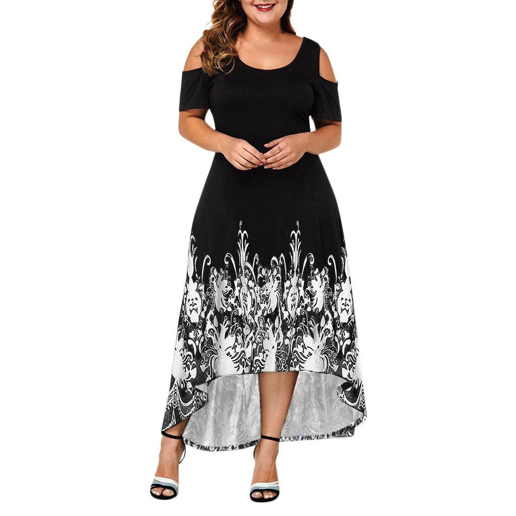 Evening Party Summer Plus Size Maxi Dress Women XL Short Dresses & Tops