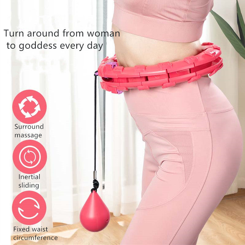 Sports Ring Yoga Home Fitness Smart Ring Ring Does Not Fall Adjustable Waist  Abdominal Weight Loss fitness & sports