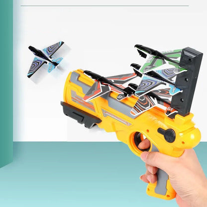 Children's Outdoor Boy Toys Hand Throwing Spin Glider Model Launcher HOME